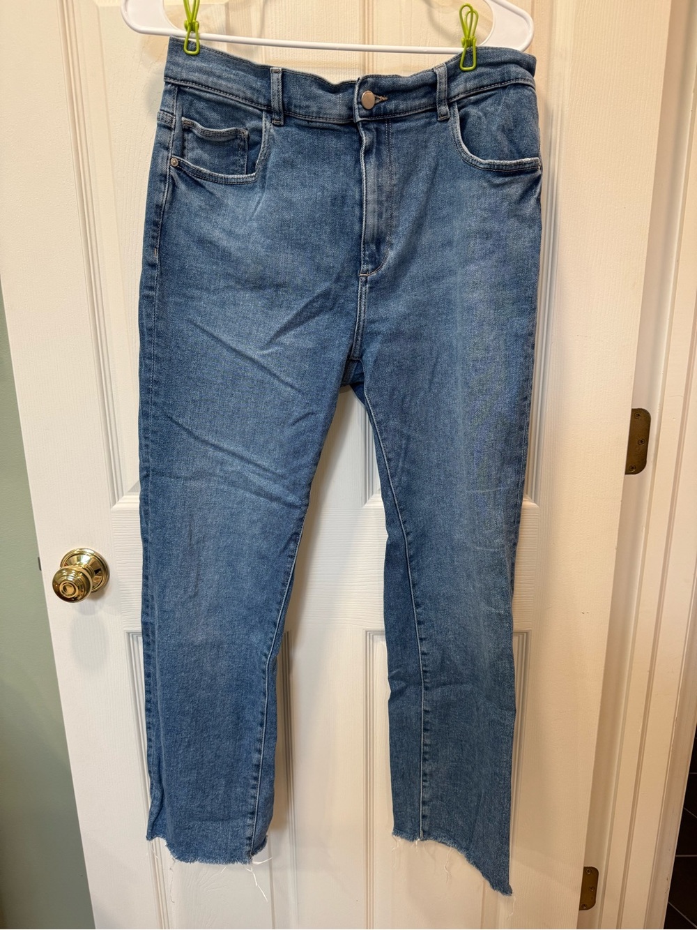 Women’s DL1961 Patti straight jeans - Mid Wash/crop